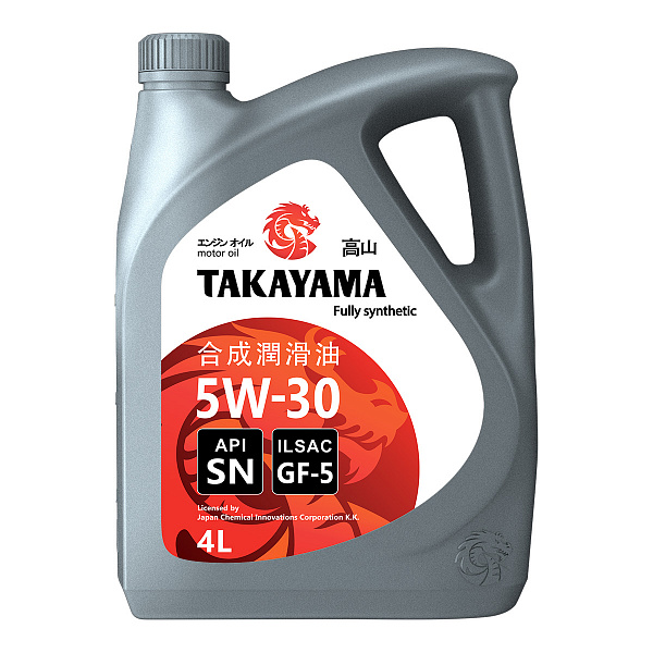 Моторное масло TAKAYAMA ADAPTEC SAE 5W-30 ILSAC GF-5 API SN