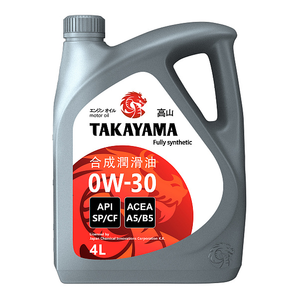 Моторное масло TAKAYAMA SAE 0W-30 API SP/CF ACEA A5/B5