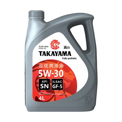 Takayama SAE 5W-30 ILSAC GF-5 API SN (пластик)