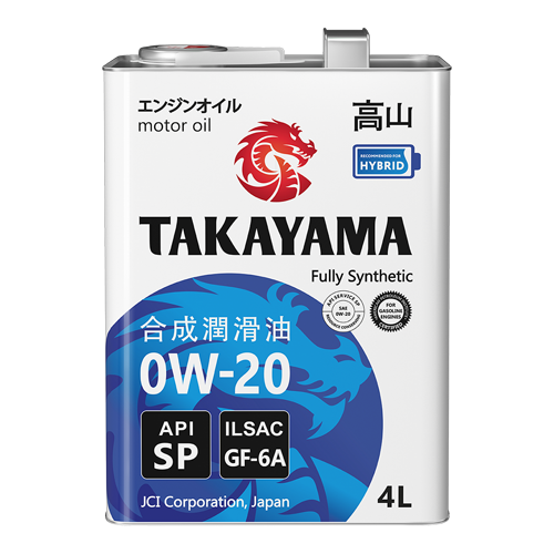 Takayama SAE 0W-20 API SP, ILSAC GF-6A